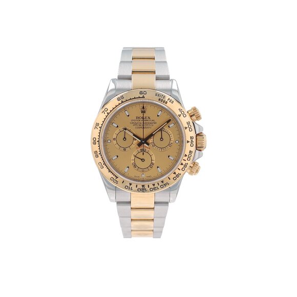 B&P Rolex Daytona 116503 40mm Champagne Luminous Dial Tachymeter Bezel Oyster - Picture 2 of 12